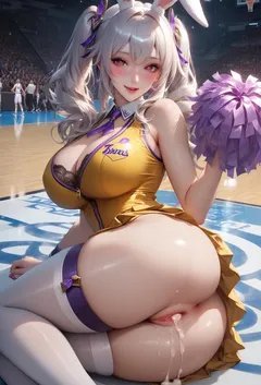 篮球场的粉红诱惑